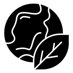 earth leaf icon
