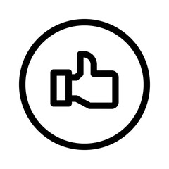 please like icon or logo isolated sign symbol vector illustration - high quality black style vector icons