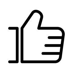 Obraz premium please like icon or logo isolated sign symbol vector illustration - high quality black style vector icons