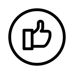 please like icon or logo isolated sign symbol vector illustration - high quality black style vector icons