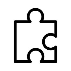 puzzle icon or logo isolated sign symbol vector illustration - high quality black style vector icons