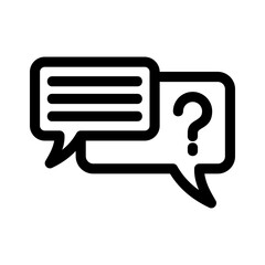 qa session icon or logo isolated sign symbol vector illustration - high quality black style vector icons