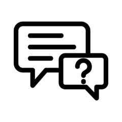 qa session icon or logo isolated sign symbol vector illustration - high quality black style vector icons