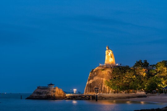 Gulangyu island in xiamen at night