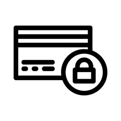 secured checkout icon or logo isolated sign symbol vector illustration - high quality black style vector icons