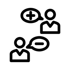 chat icon or logo isolated sign symbol vector illustration - high quality black style vector icons