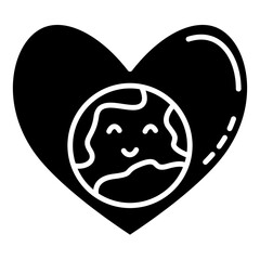 earth with love icon