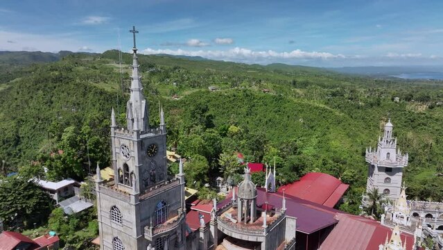 Simala Monastery Shrine On Cebu Island, Philippines, Aerial View