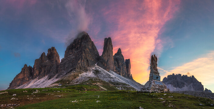 Sunrise from Tre cime di Lavaredo