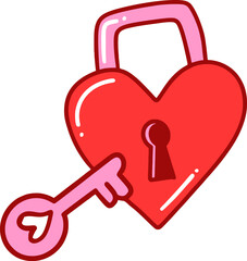 Valentine Padlock