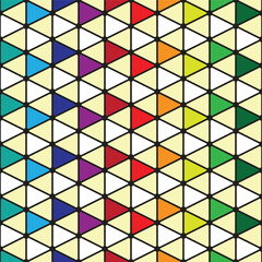 triangle geometric colorful shape with line and dot background