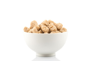 Brown cane sugar cubes