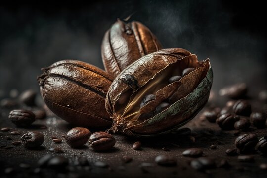 image, coffee beans, generative ai