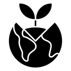 plants on earth icon
