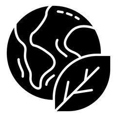 earth leaf icon