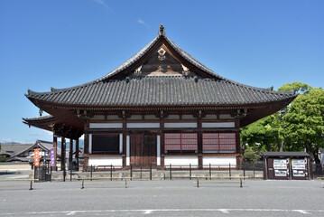 Naklejka premium 新緑の東寺 食堂 京都市南区