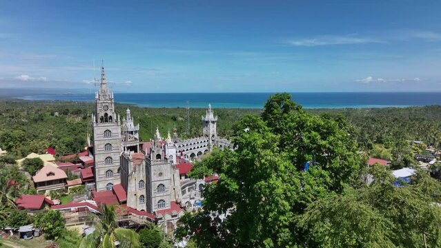 Simala Monastery Shrine On Cebu Island, Philippines, Aerial View