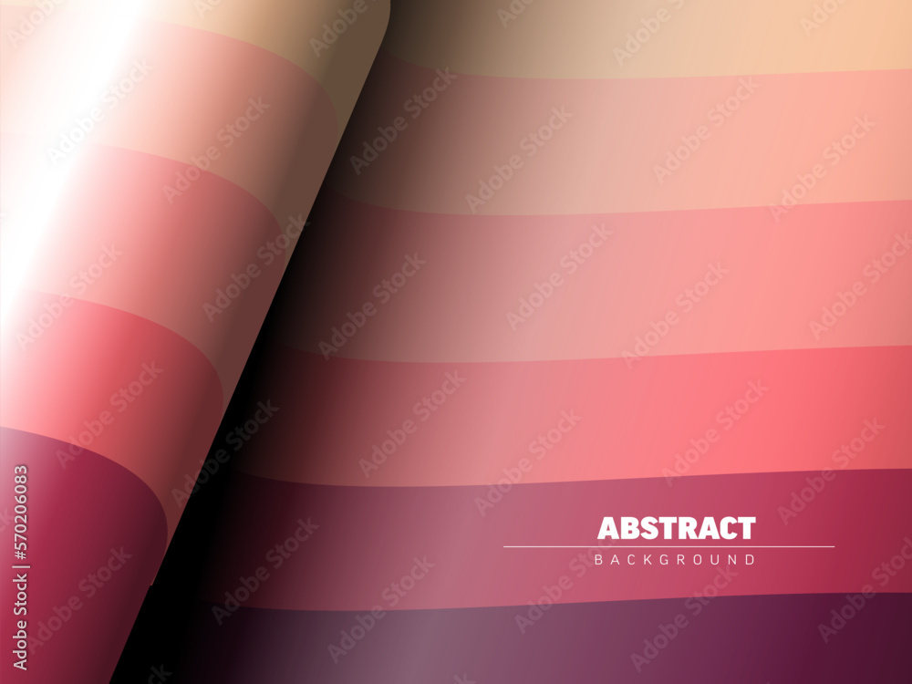 Poster abstract background with red stripes and place for your text