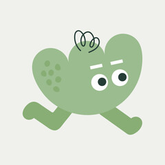 Cartoon character, abstract personage, mascot design, funny avatar, cute icon