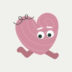 Cartoon character, abstract personage, mascot design, funny avatar, cute icon