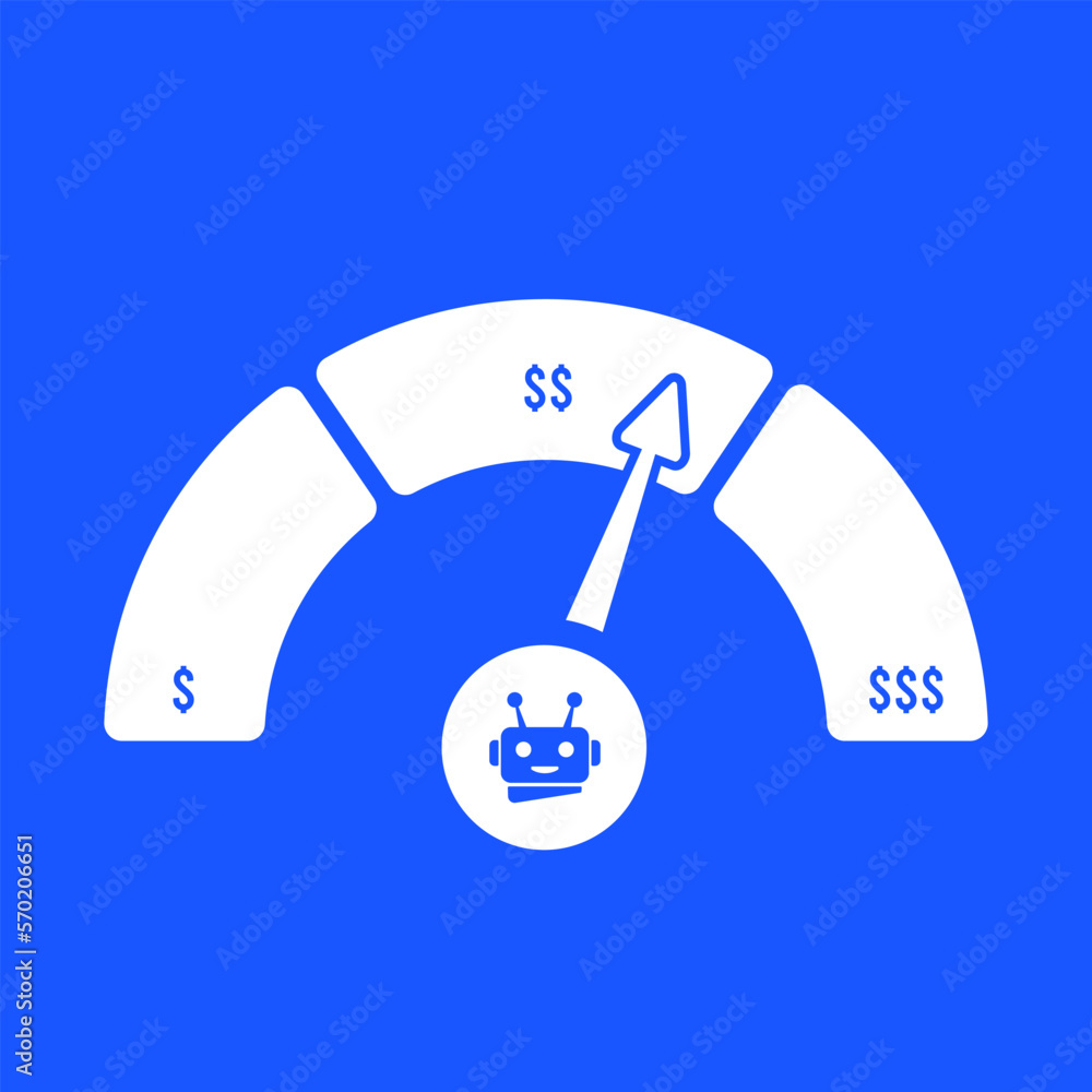 Poster ai-driven online dynamic pricing strategies concept. ai pricing optimization, artificial intelligenc