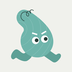 Cartoon character, abstract personage, mascot design, funny avatar, cute icon