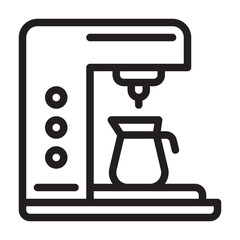 coffee maker line icon