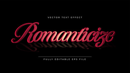Elegant Romantic Text Effect