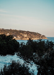 Fototapeta na wymiar Imagen del mar mediterraneo en la costa brava española