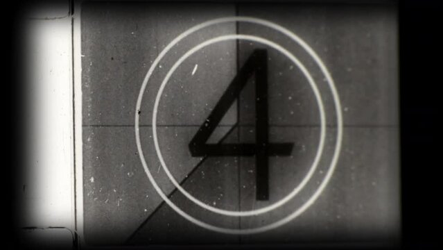 Cinema film intro countdown