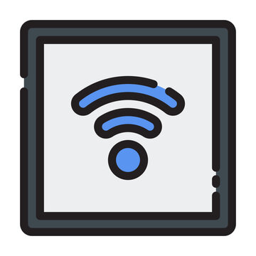 Strais filled color Line icon