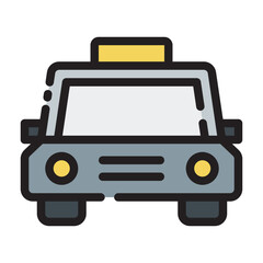 Obraz premium Key filled color Line icon