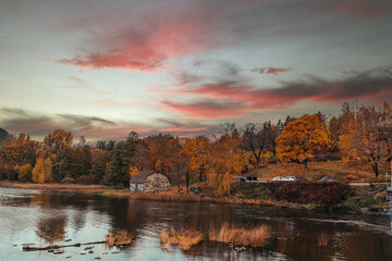 Fototapeta premium Old cabin in the woods