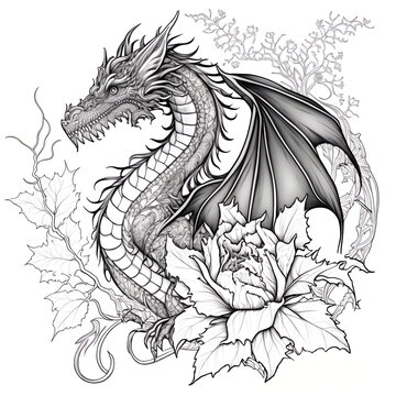 Dragon Sketch Images – Browse 29,707 Stock Photos, Vectors, and Video