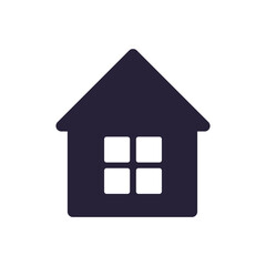 Home icon, Small house. Icon Vector. Simple flat symbol. Illustration pictogram. House and home simple symbols. Minimal