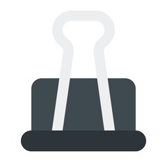 paper clip flat icon