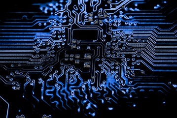 Abstract,close up of Mainboard Electronic background.