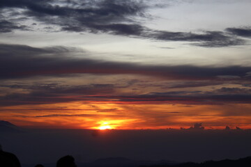 Obraz premium sunrise in the mountains