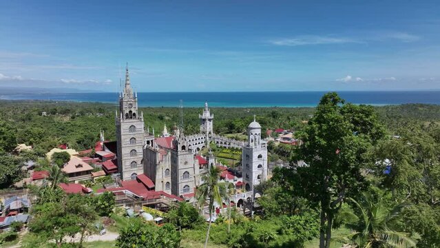 Simala Monastery Shrine On Cebu Island, Philippines, Aerial View