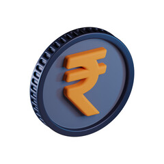 Rupee Coin Currency 3D Icon