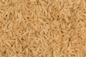 Uncooked Brown rice background