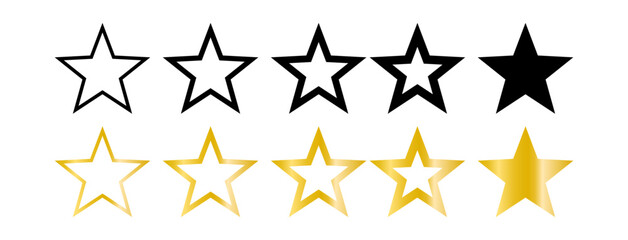 star set vector collection. star icon. star. on white background transparent background png file