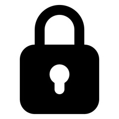 lock solid icon