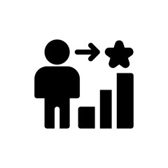 growth glyph icon