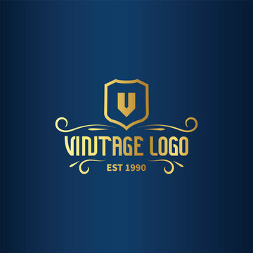 Vintage frame logo. Antique label. Suitable for studio, barber shop, label, drinking, brewing, salon, shop, signage.