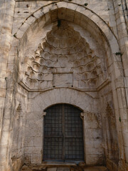 Fototapeta na wymiar entrance door of a historic church