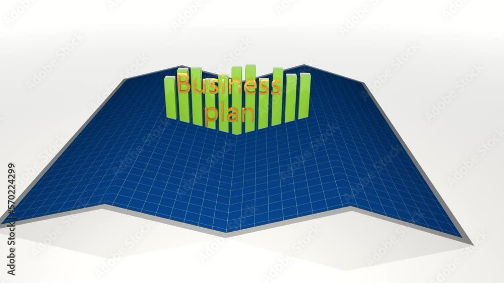 Poster bar chart infographic template. abstract 3d digital business infographic. can be used for workflow p