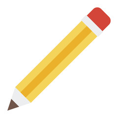 Pencil flat icon