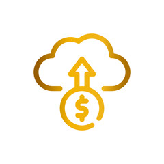 salary gradient icon