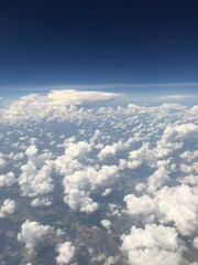 view form the airplane window